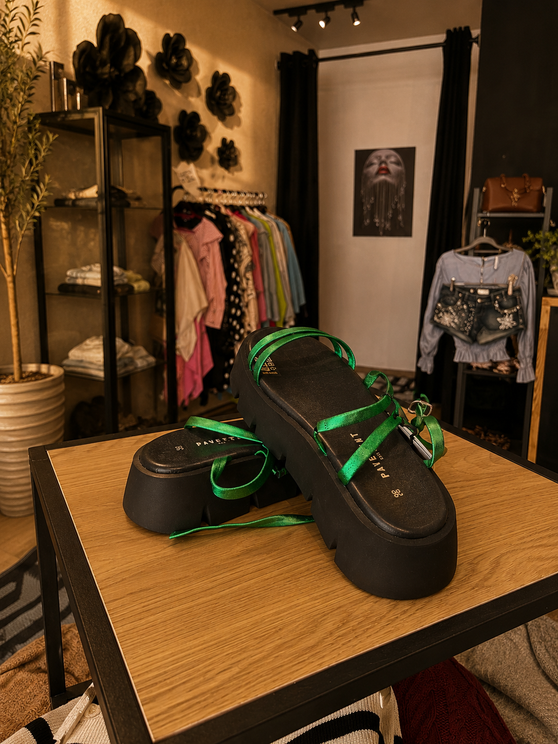 Sandały Black Green